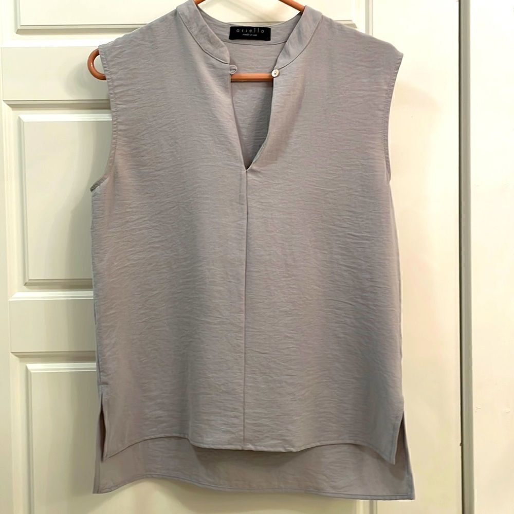 Ariella Grey Tunic Top